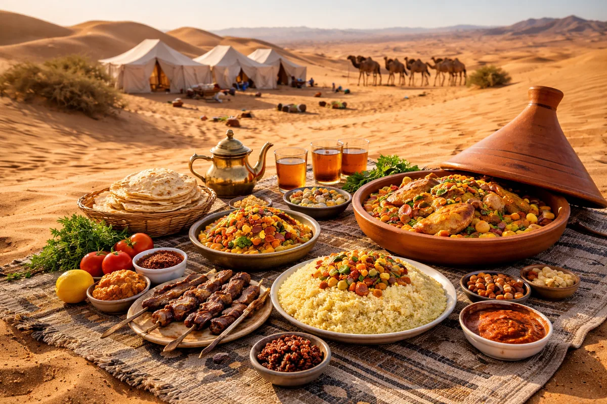 Comment découvrir la cuisine algérienne en voyageant dans le Sahara