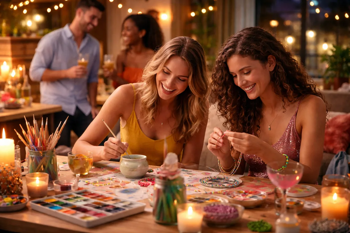 Une soirée parfaite : comment combiner sorties et loisirs créatifs