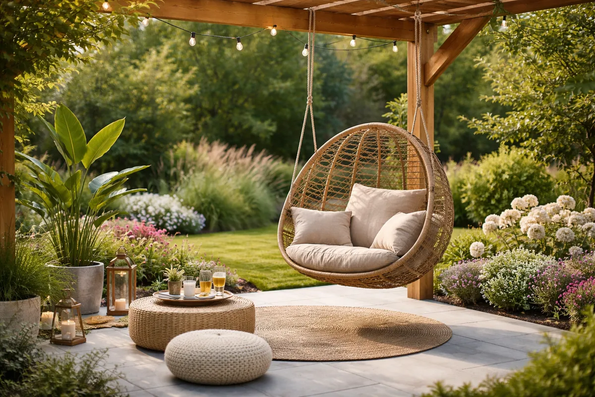 Comment installer un mobilier suspendu pour optimiser l'espace détente dans votre jardin
