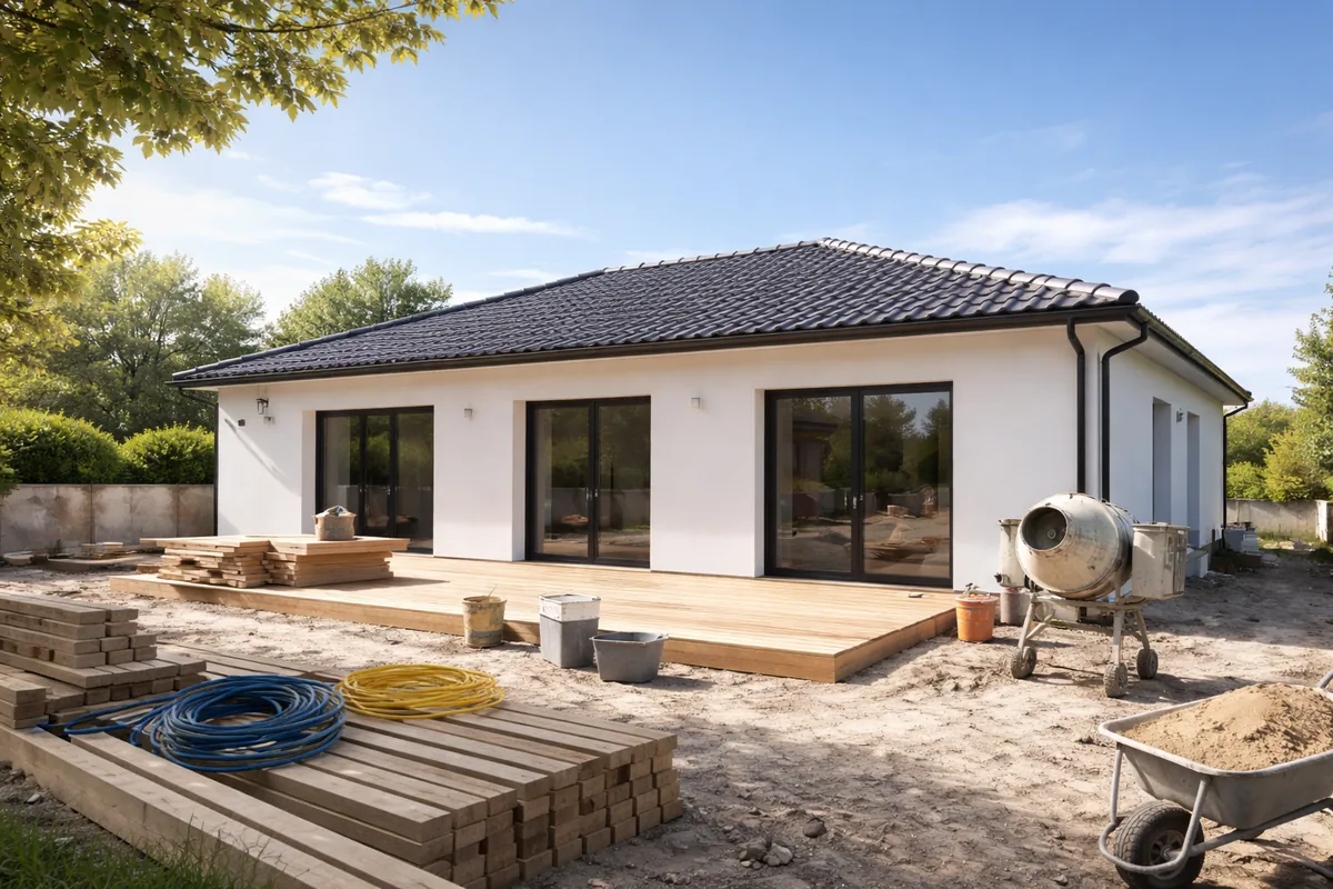 Combien coûte la construction d'une maison de 100 m² en moyenne ?