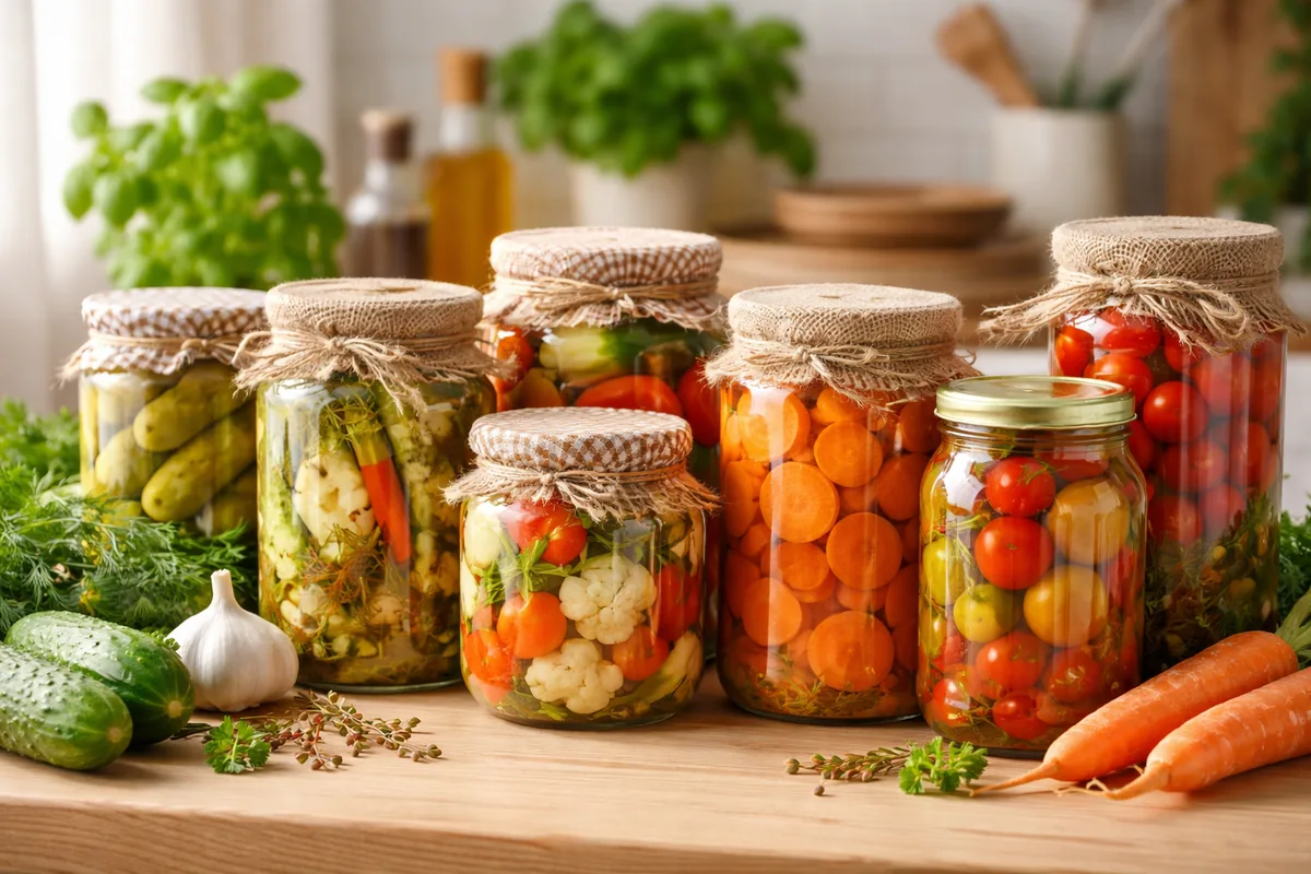 Comment réaliser des bocaux de légumes en conserve pour l'hiver