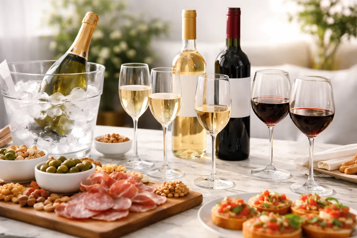 Comment harmoniser les quantités de vin et de champagne pour un apéritif